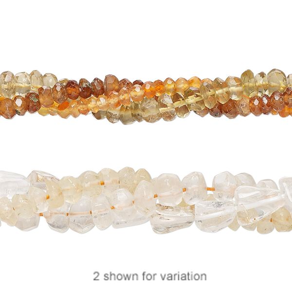 Gemstone 1pkg3, hand-cut mixed shape bead 13 inch mix 3x1mm-14x10mm image number 0