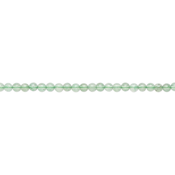 Green aventurine 1pkg1, round bead natural B grade, 15.5-16 inch 2mm image number 0