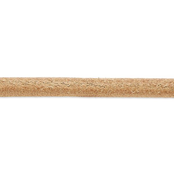 Cord, Ellada Leather™, Greek leather (natural), 5mm round. Sold per pkg of 1 yard. image number 0