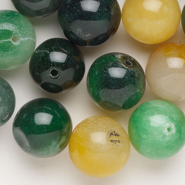 Quartz 1pkg1, round bead 6 oz mix 13-17mm image number 0