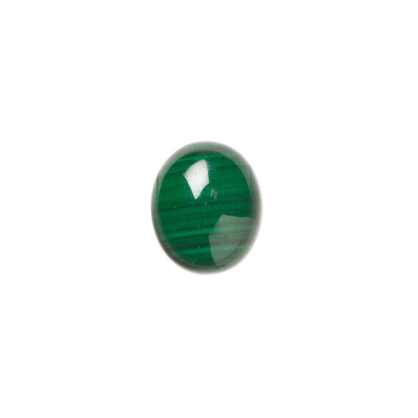 Malachite 1pkg2, calibrated oval cab natural 12x10mm image number 0