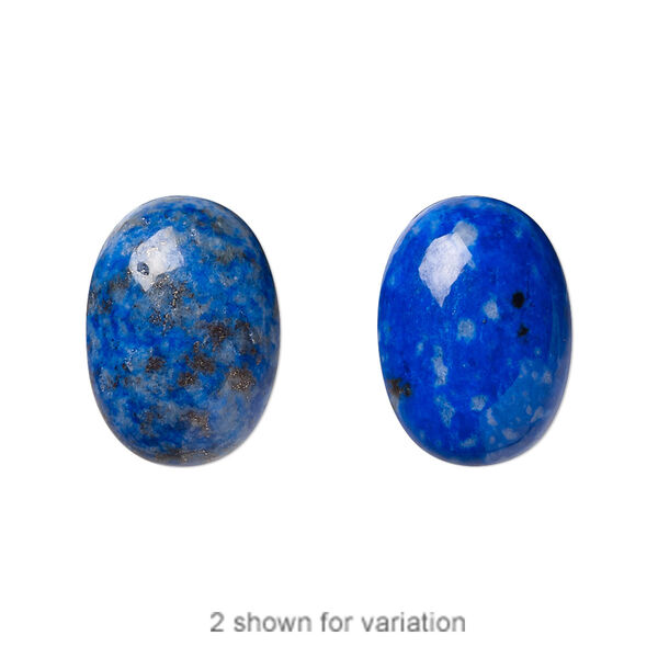 Denim lapis 1pkg2, calibrated oval cab natural 18x13mm image number 0