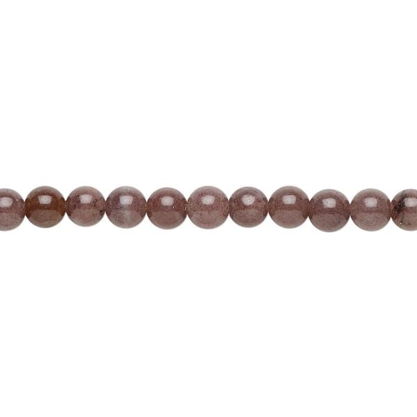 Purple aventurine 1pkg1, round bead natural 15.5-16 inch 4mm image number 0