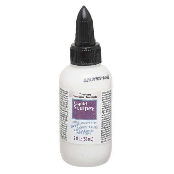 Liquid polymer clay 1pkg1, 2 fluid ounces translucent clear Liquid Sculpey® image number 0