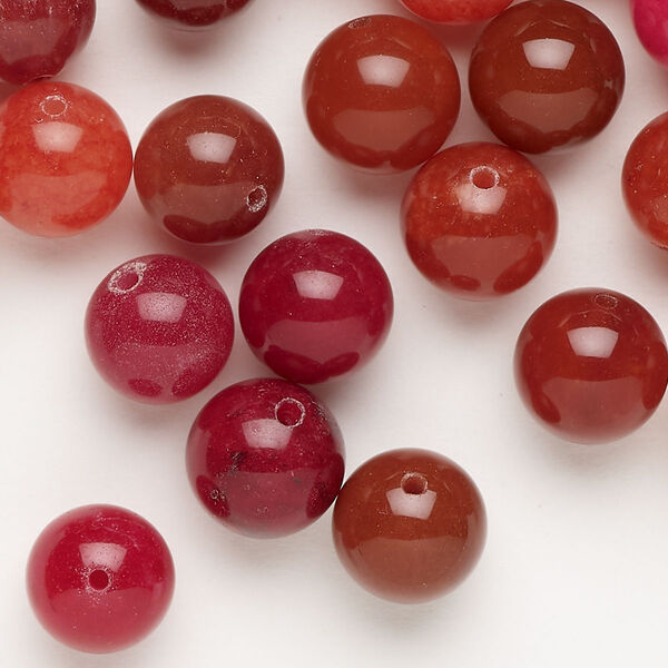 Quartz 1pkg1, round bead C grade, 2 oz mix 9-11mm image number 0