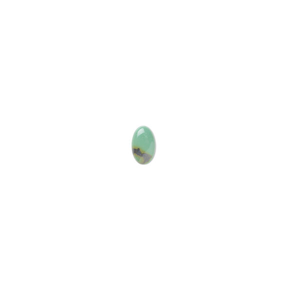 Turquoise 1pkg8, calibrated oval cab B grade, 5x3mm image number 0