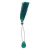 Green onyx 1pkg1, hand-cut top-drilled carved leaf bead 18x12mm image number 1