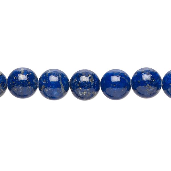 Lapis lazuli 1pkg1, round bead natural 15.5-16 inch 8mm image number 0