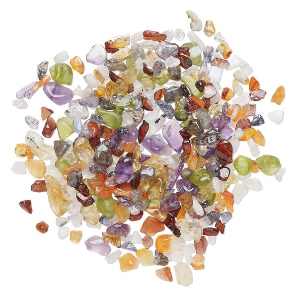 Multi-gemstone 1pkg1, undrilled inlay chip 1 oz mini image number 0
