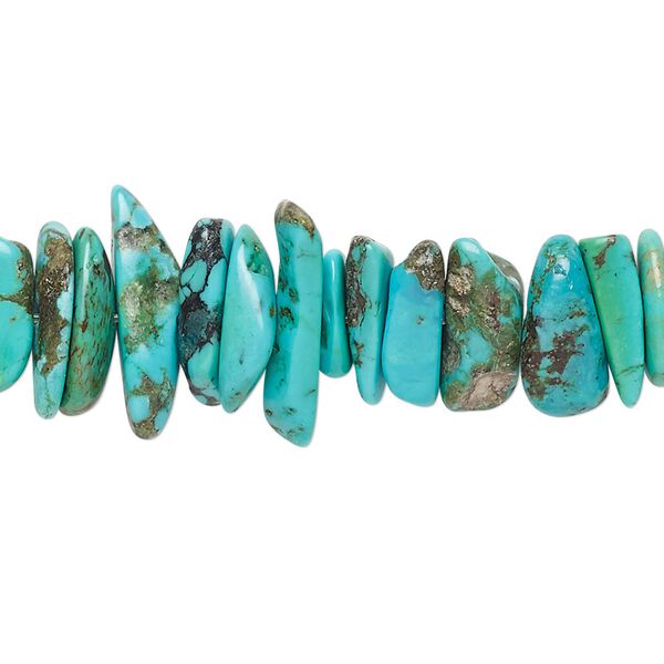 Turquoise 1pkg1, chip bead 15.5-16 inch large image number 0
