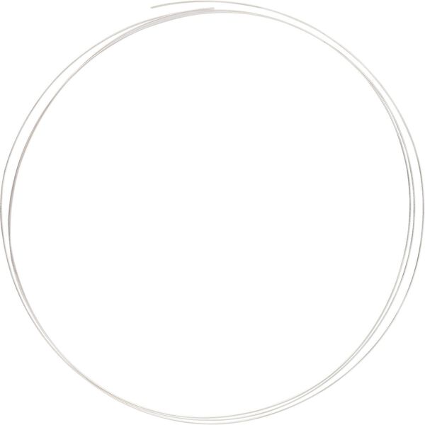 Solder wire, 75% silver, hard, 0.5mm (24 gauge). Sold per pkg of 5 feet. image number 0