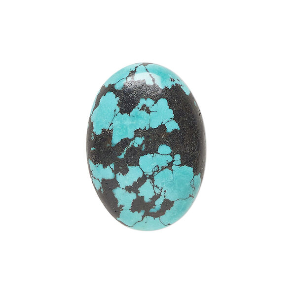 Turquoise 1pkg1, calibrated oval cab B grade, 25x18mm image number 0