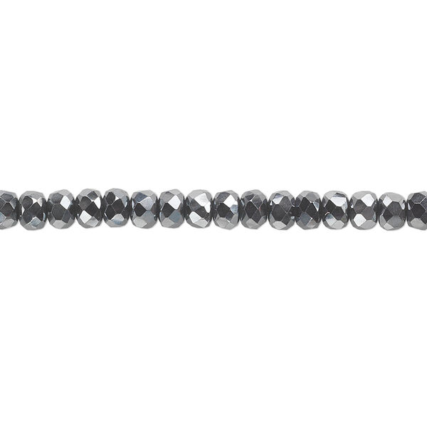 Hemalyke™ 1pkg1, faceted rondelle bead 15.5-16 inch 4x3mm image number 0