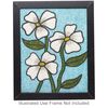 Sabrina Frey Bead Mosaic™ Starter Kit, glass / medium-density fiberboard / glue, pkg/1, multicolored, 8x10 inches with "Flower" design. image number 0