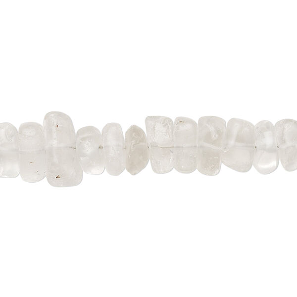 Aquamarine 1pkg1, tumbled chip bead 8 inch large image number 0