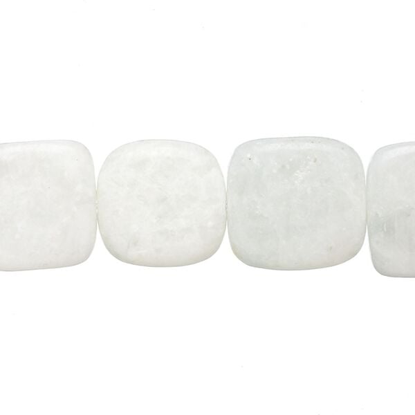 Amazonite 1pkg1, rounded flat square bead natural 15 inch 14x14mm-15x15mm image number 0
