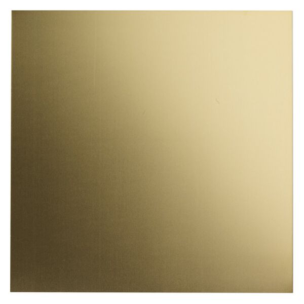 Sheet, copper and zinc, jeweler's bronze, half-hard, 6x6-inch square, 30 gauge. Sold individually. image number 0