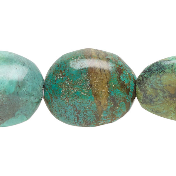 Magnesite 1pkg1, nugget bead 15 inch large to extra-large image number 0