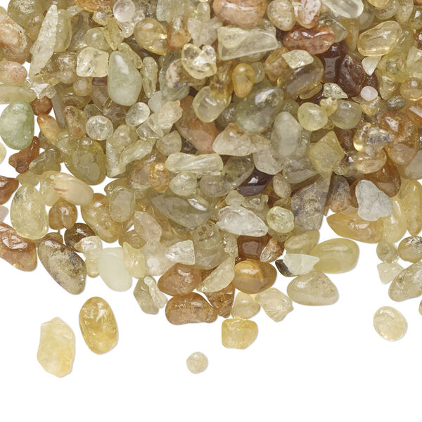 Grossularite garnet 1pkg1, undrilled inlay chip natural 1 oz mini image number 0