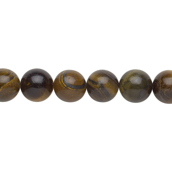 Tiger iron 1pkg1, round bead natural B grade, 15.5-16 inch 8mm image number 0