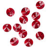 Drop 144pk Siam, Swarovski® 8mm pendant mini disk 6428 image number 1