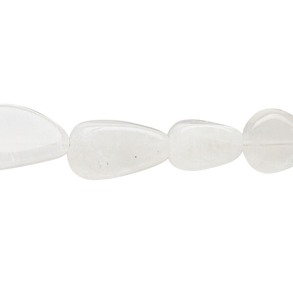 Rainbow moonstone 1pkg1, hand-cut flat teardrop bead natural 13 inch 11x8mm-17x11mm image number 0