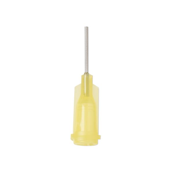 Syringe tip, polypropylene and stainless steel, yellow, 20-gauge tip. Sold per pkg of 20. image number 0