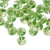 Drop 12pk peridot, Crystal Passions® Regenerated 8mm pendant mini disk 6428 image number 1