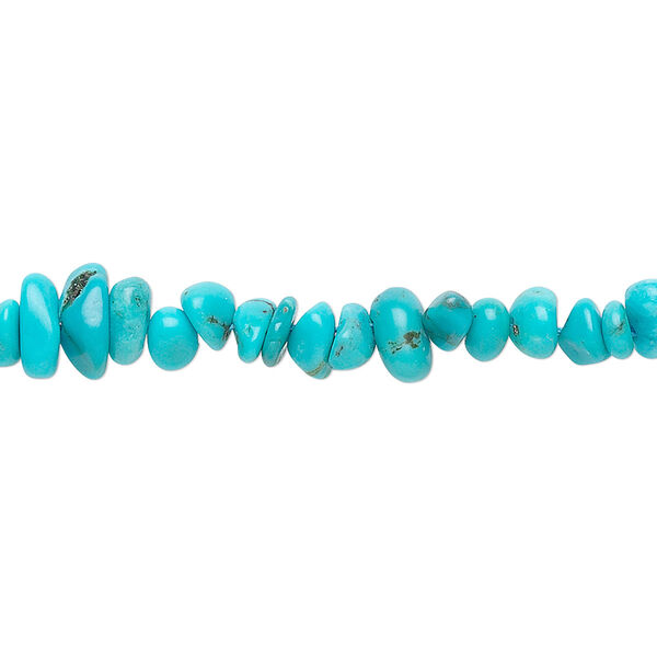 Turquoise 1pkg1, chip bead 15.5-16 inch mini image number 0