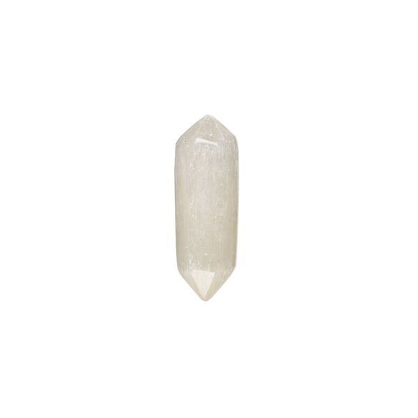 Golden selenite 1pkg1, hand-cut undrilled double terminated point component 19x6mm-21x6mm image number 0