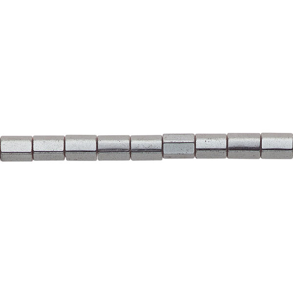 Hemalyke™ 1pkg1, hexagon tube bead 15.5-16 inch 5x4mm image number 0