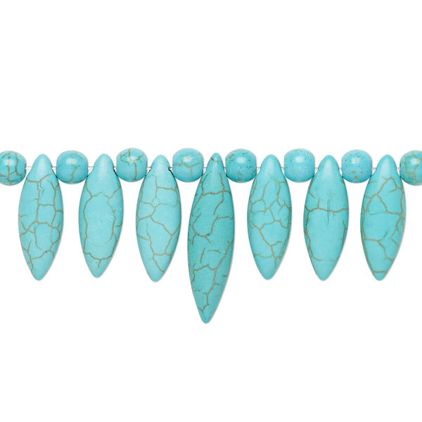 Magnesite 1pkg15, marquise / round focal 30x8mm / 23x8mm / 6mm image number 0