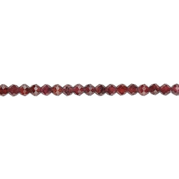 Bead, rhodolite garnet (natural), 2mm-3x2mm hand-cut faceted rondelle, B grade, Mohs hardness 7 to 7-1/2. Sold per 13-inch strand. image number 0