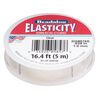 Cord, Beadalon® ELASTICITY®, elastic rubber, pkg/5m, 1.0mm diameter, clear. image number 0