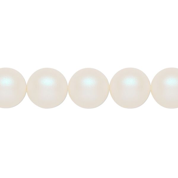 Pearl 100pk pearlescent white, Swarovski® 10mm round 5810 image number 0