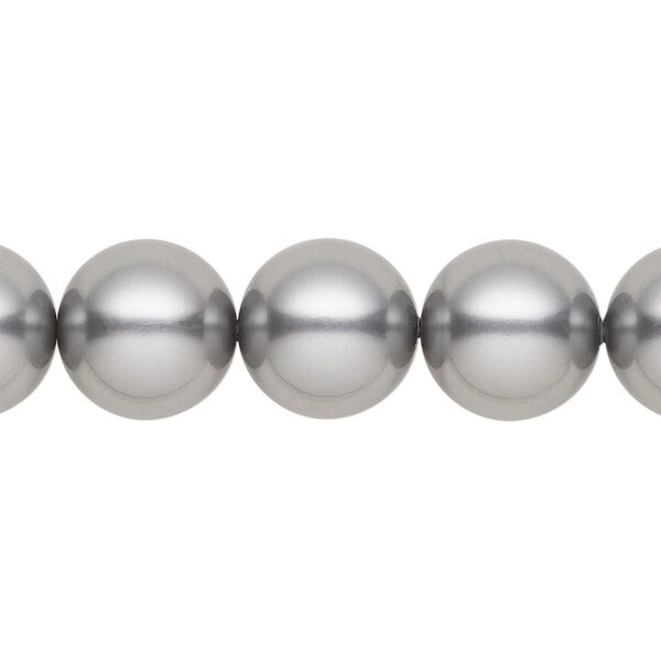 Crystal pearl 1pkg100 grey, round 12mm  5810 Swarovski® image number 0