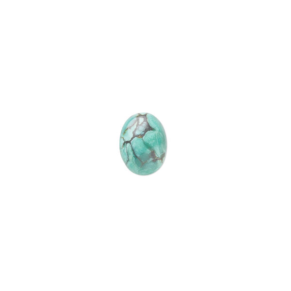Turquoise 1pkg4, calibrated oval cab 8x6mm image number 0