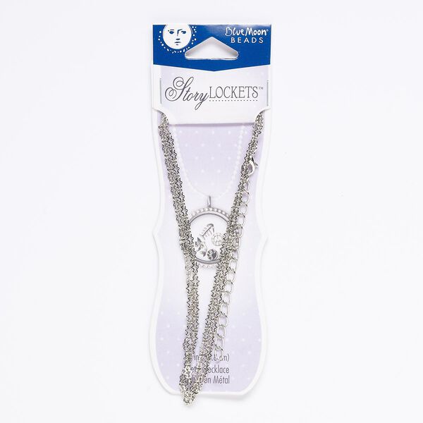 Necklace, silver-finished "pewter" (zinc-based alloy) and steel, 3mm wide, 20 inches with 2-3/4 inch extender chain and lobster claw clasp. Sold individually. image number 0