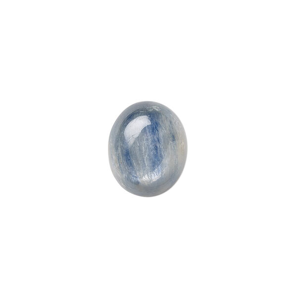 Blue kyanite 1pkg1, calibrated oval cab 12x10mm image number 0