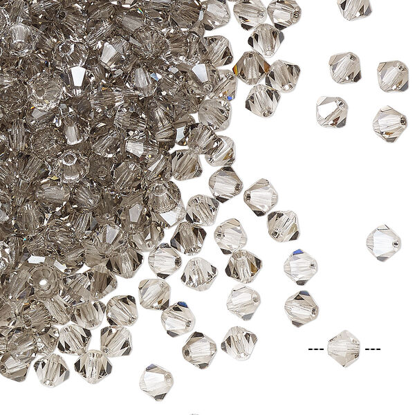 Bead 144pk crystal velvet, Preciosa Czech crystal 4mm bicone image number 0