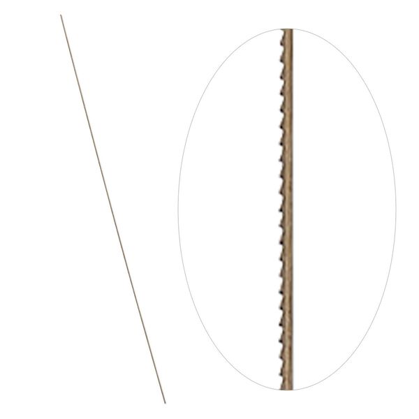 Saw blade, tempered steel, 4/0, 5 inches. Sold per pkg of 144. image number 0