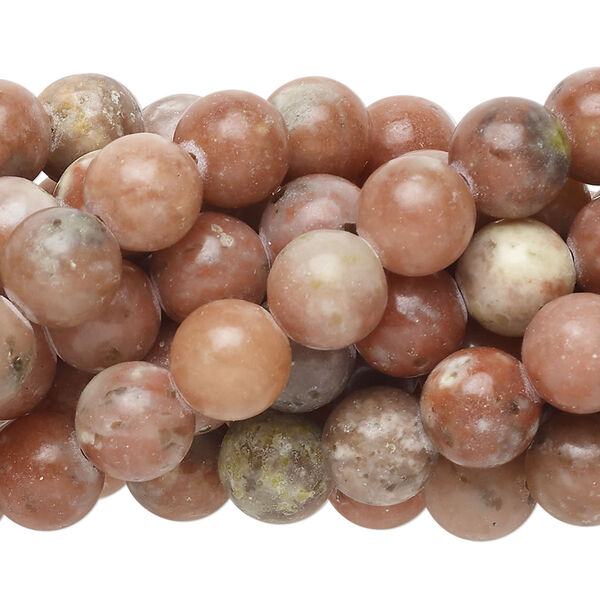 Pink lepidolite 1pkg10, round bead natural C grade, 15.5-16 inch 8mm image number 0