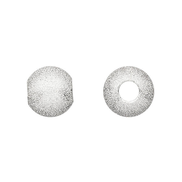 Bead, Dione®, silver-plated brass, 12mm stardust round. Sold per pkg of 10. image number 0