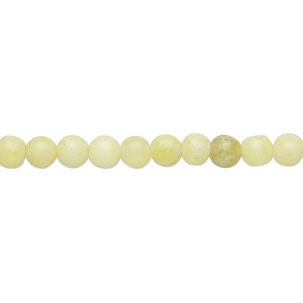 Peridot "jasper" 1pkg1, round bead natural 15 inch 4mm image number 0