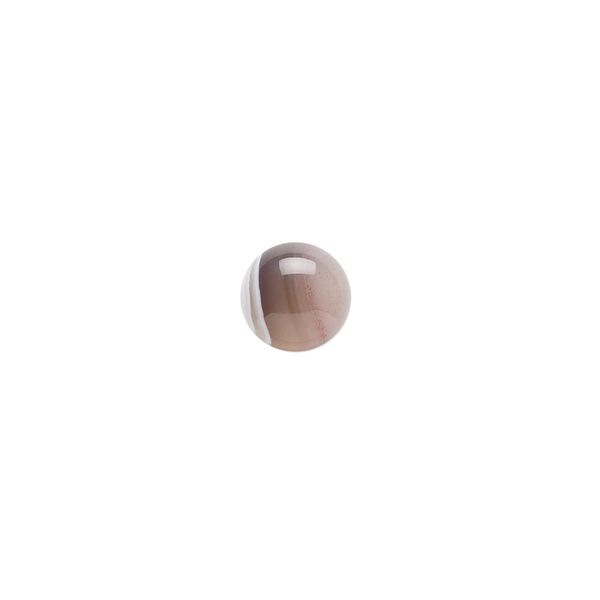 Botswana agate 1pkg2, calibrated round cab natural 8mm image number 0