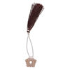 Coffee moonstone 1pkg1, hand-cut top-drilled carved flower bead natural 20x20mm / 4mm center hole image number 1
