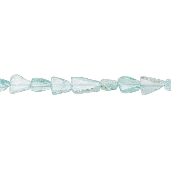 Apatite 1pkg1, hand-cut flat triangle bead natural 13 inch 4x4x4mm-8x8x6mm image number 0