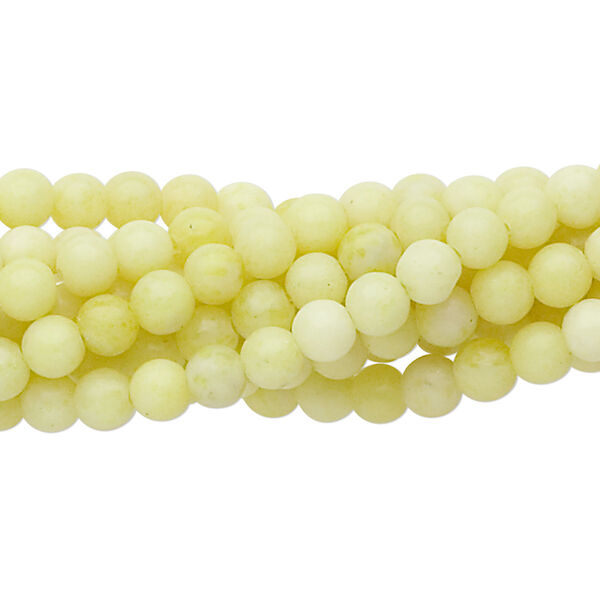 Peridot "jasper" 1pkg10, round bead natural C grade, 15.5-16 inch 4mm image number 0