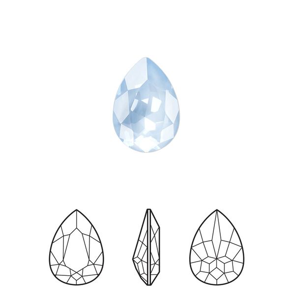 Fancy stone 1pk crystal sky ignite, Crystal Passions® 14x10mm pear 4320 image number 0