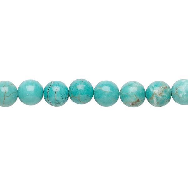 Magnesite 1pkg1, round bead B grade, 15.5-16 inch 6mm image number 0